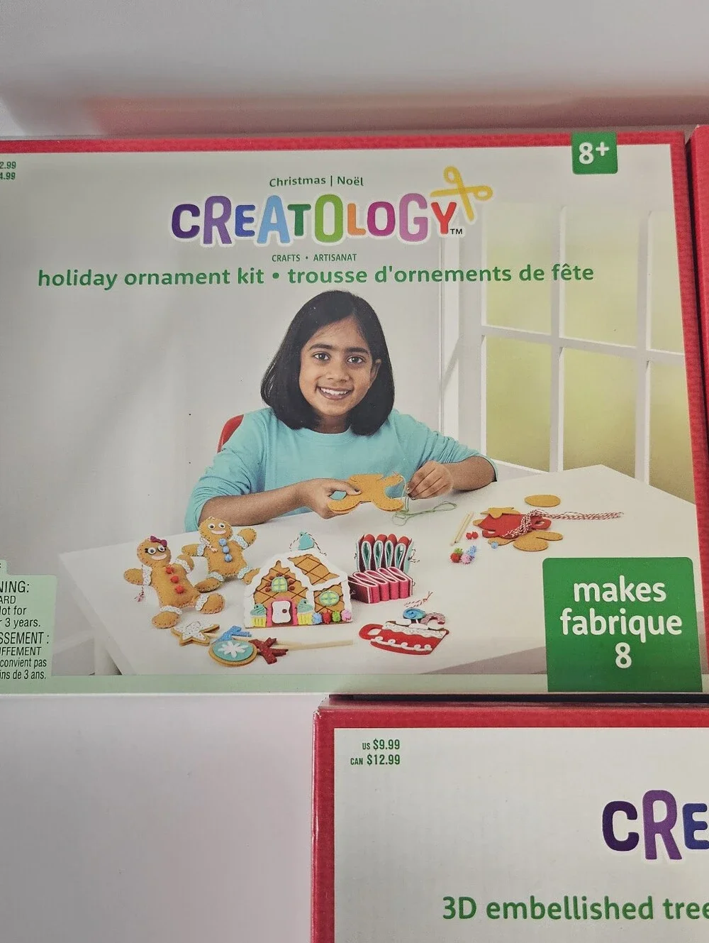 NEW Christmas Holiday Kids Crafts Felt Tree Gingerbread Houses